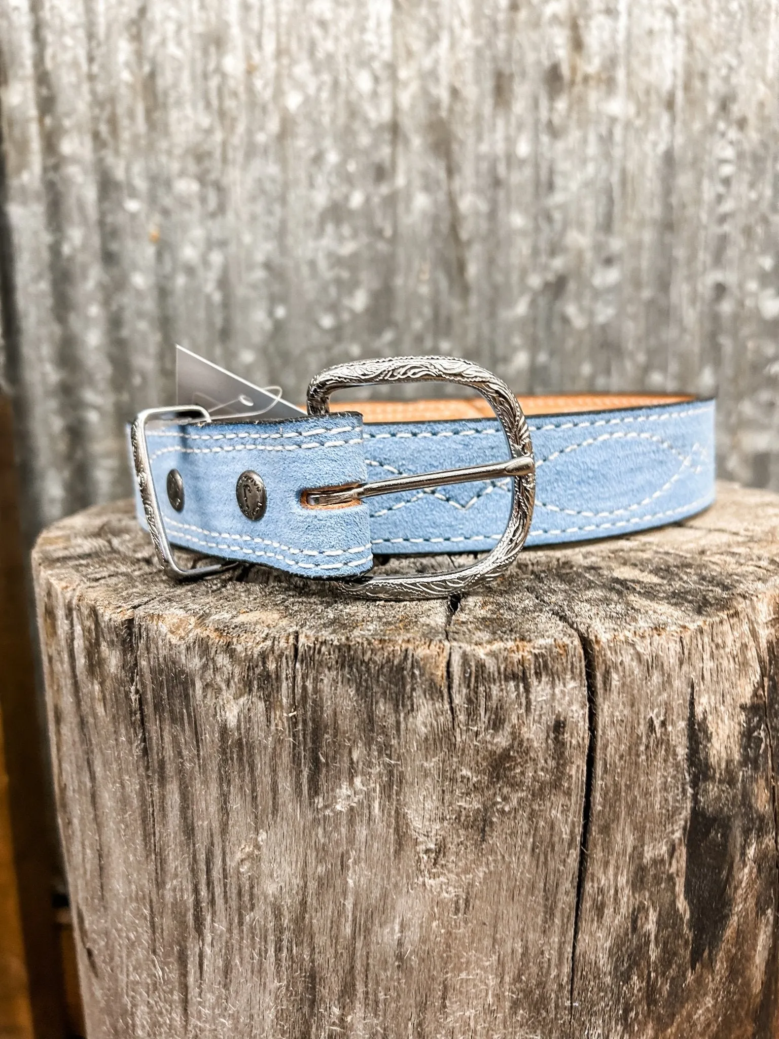 1-1/2" Straight Belt w/ Figure 8 Stitching