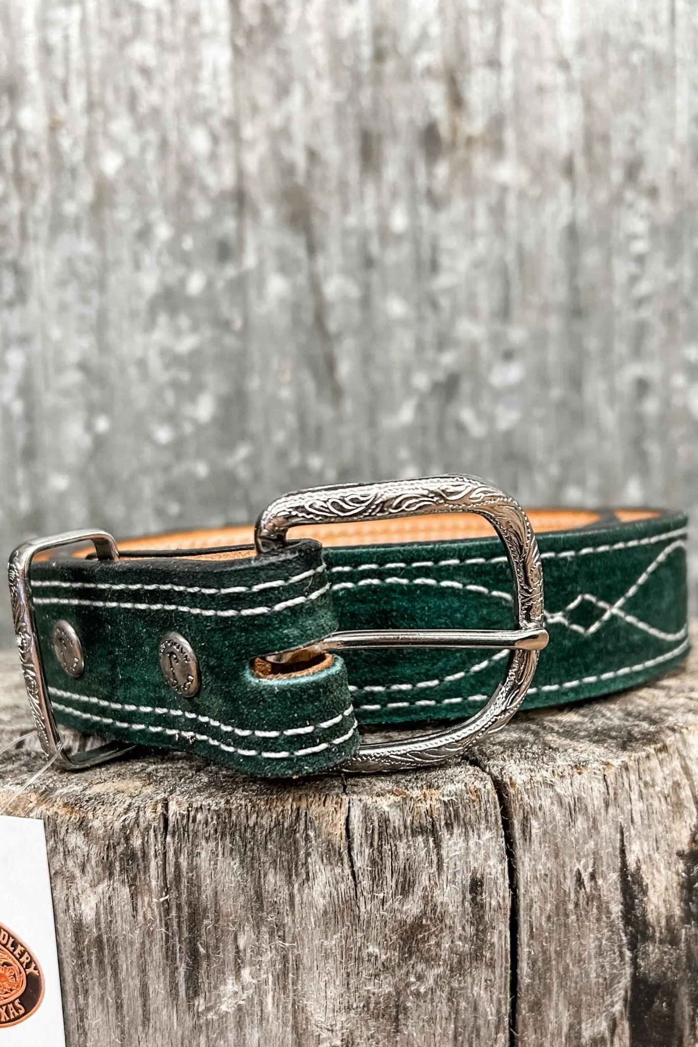 1-1/2" Straight Belt w/ Figure 8 Stitching