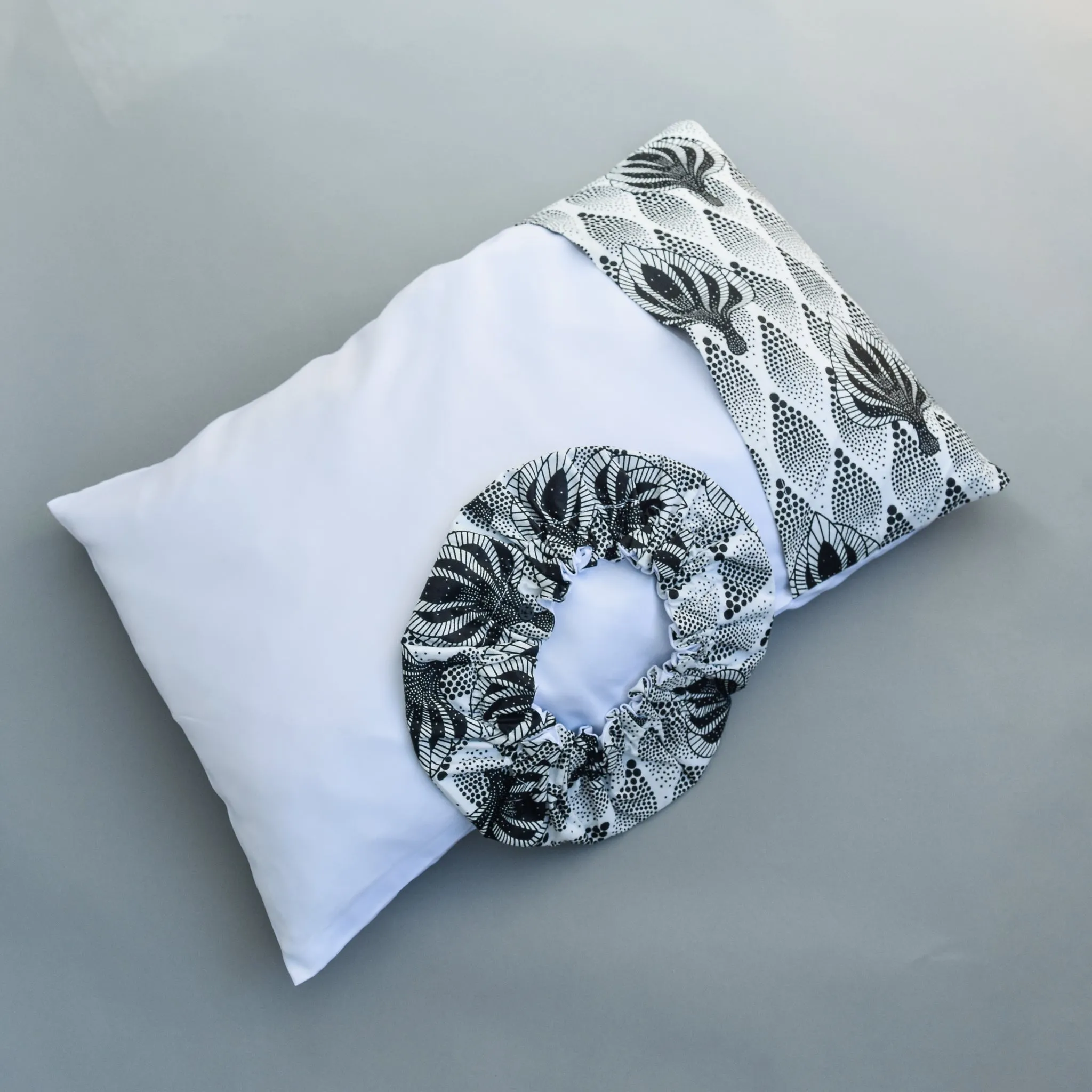 African Print Envelope Style Satin pillowcase- Fitaa