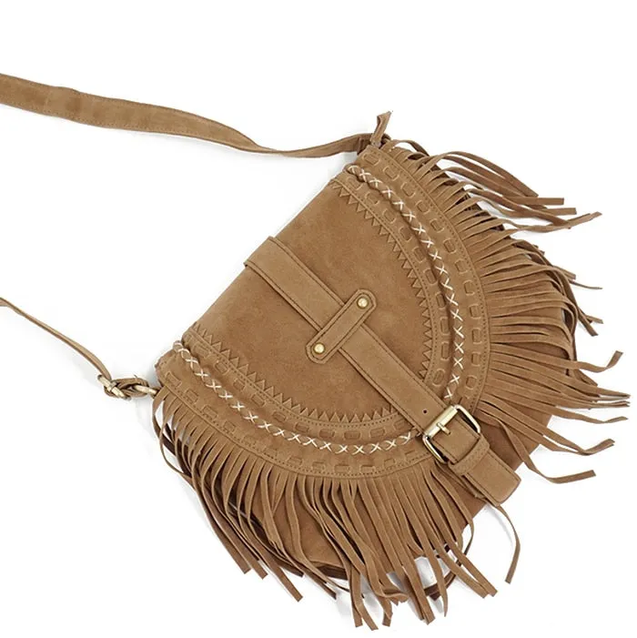 Arizona's Fringed Messenger Bag