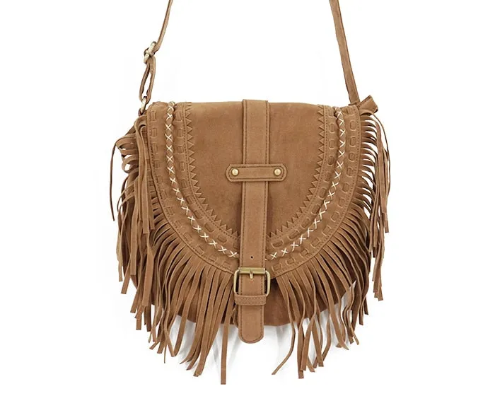 Arizona's Fringed Messenger Bag