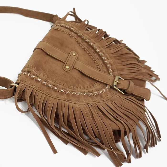 Arizona's Fringed Messenger Bag