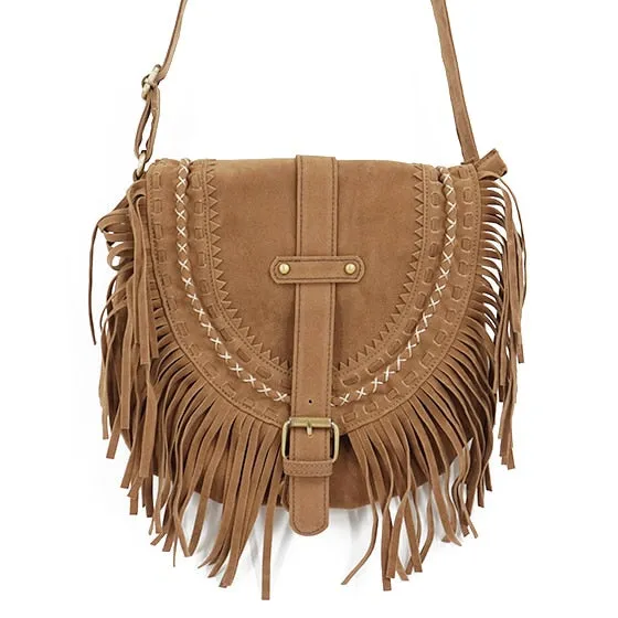 Arizona's Fringed Messenger Bag