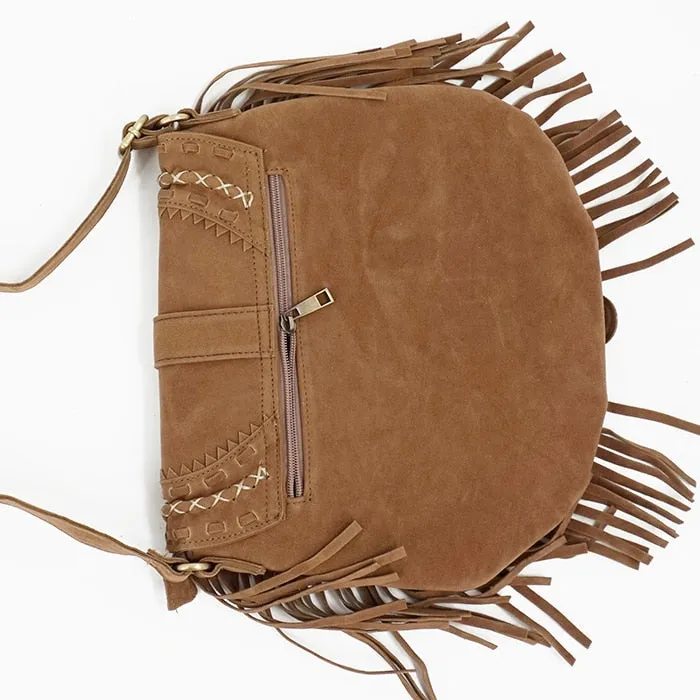 Arizona's Fringed Messenger Bag