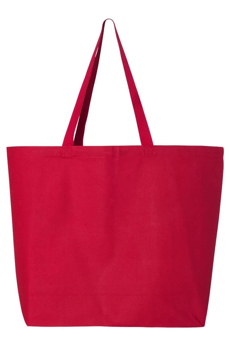 Boho Cross How He Loves Us Canvas Jumbo Tote