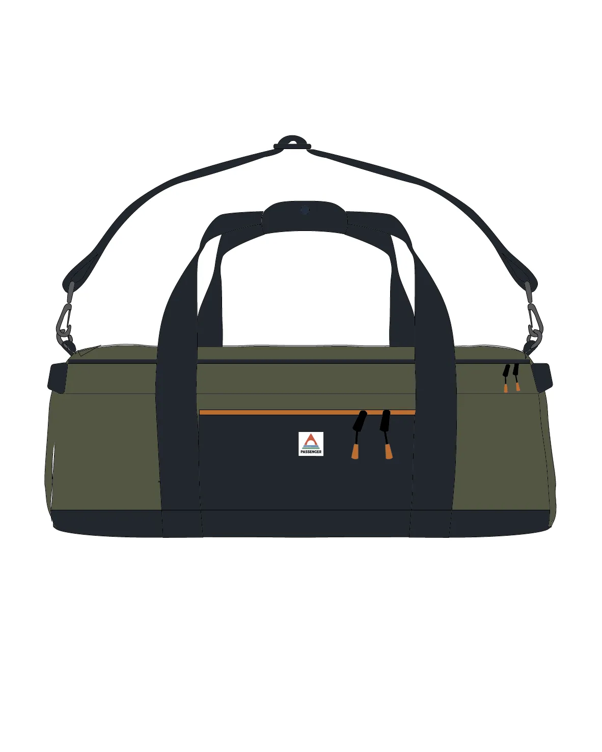 Boondocker Recycled 30L Duffel - True Black/ Khaki