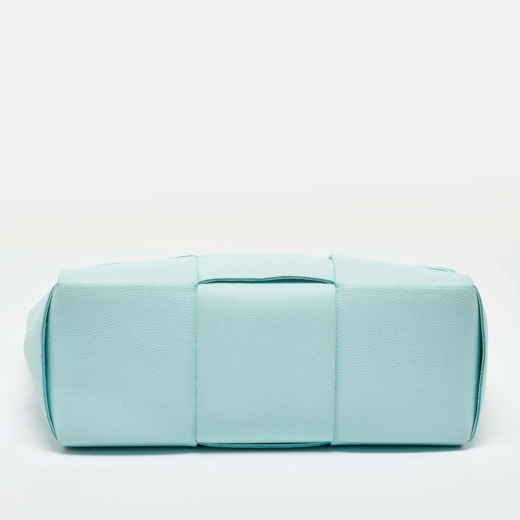 Bottega Veneta Light Blue Leather Small Arco Tote