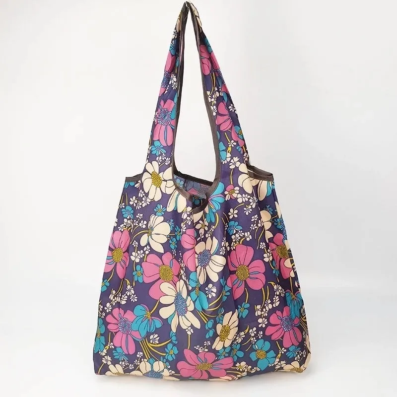 Casual Cartoon Nylon Shopping Bags