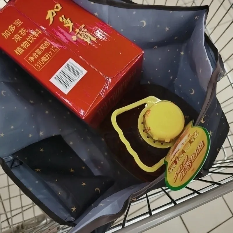 Casual Cartoon Nylon Shopping Bags