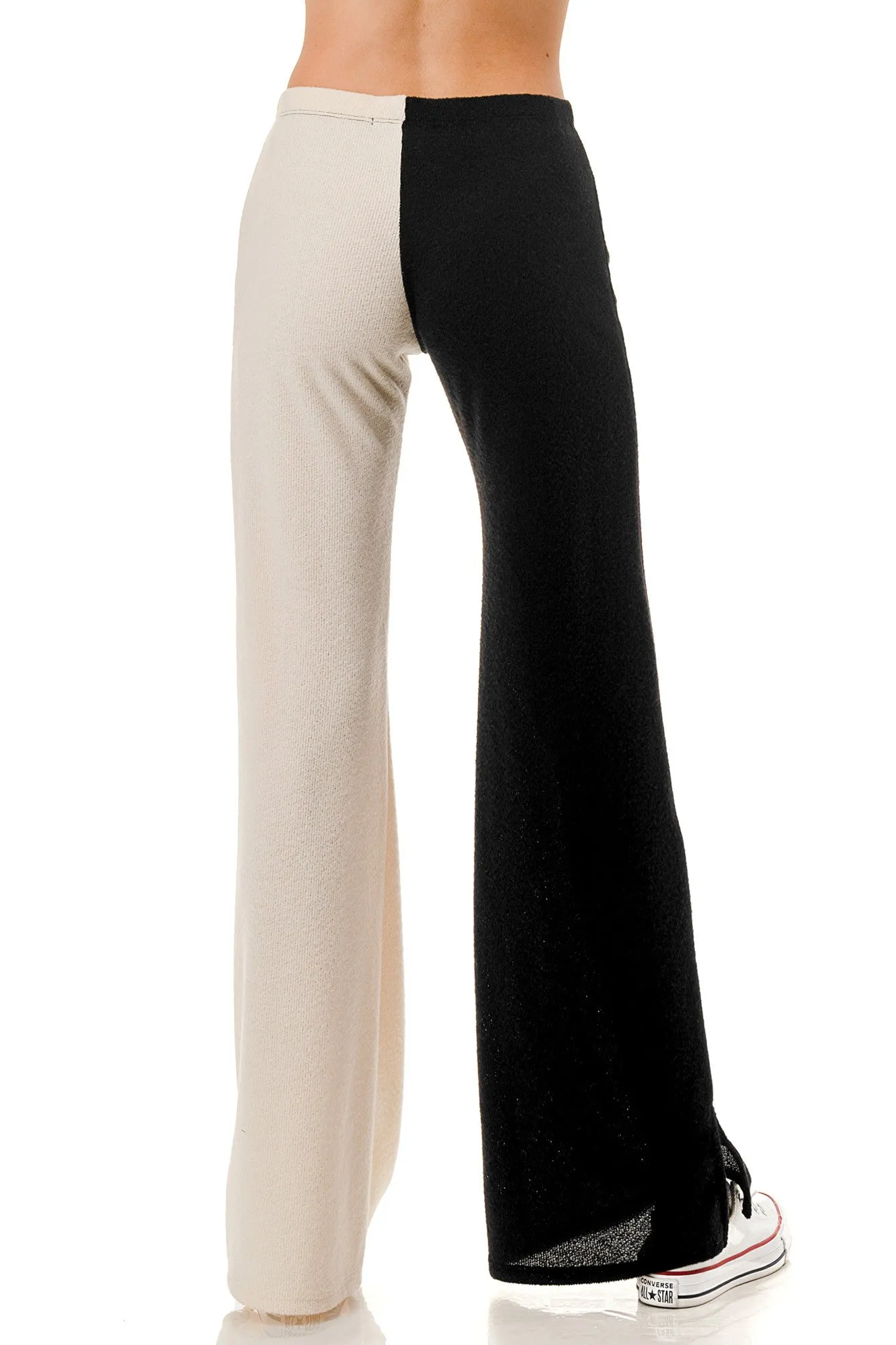 Color Block Wide Leg Pants