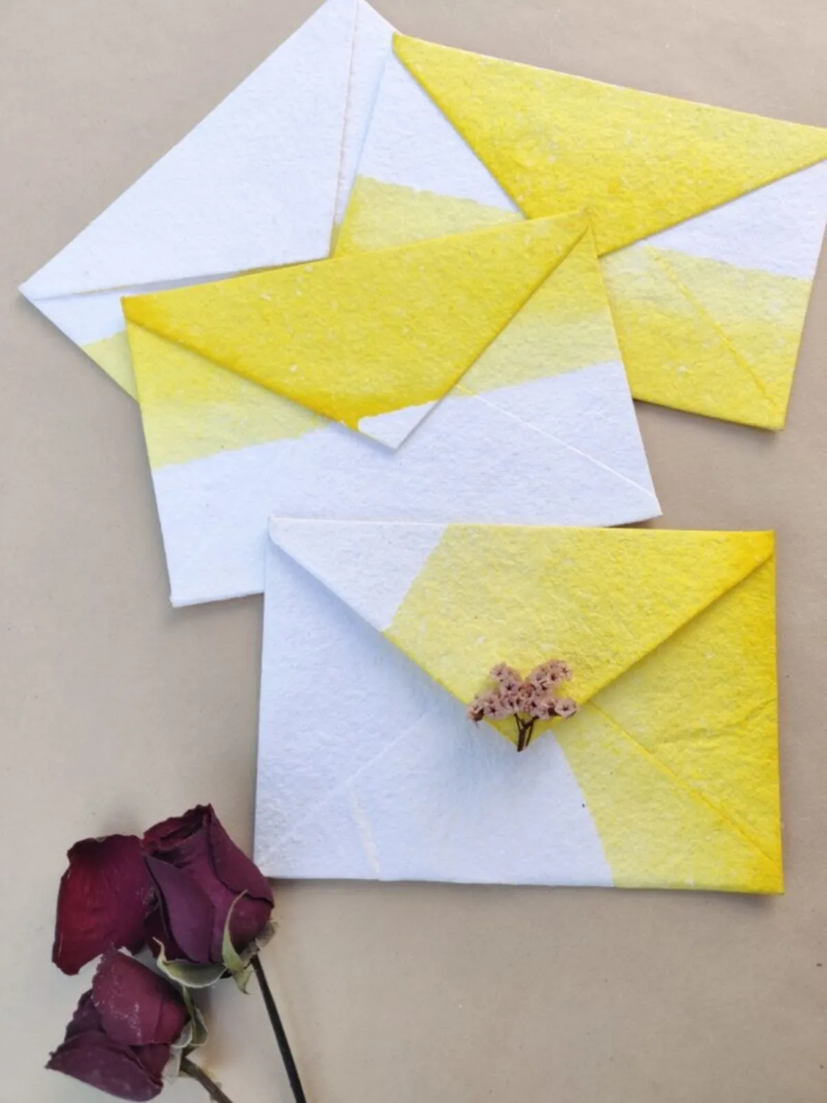 Dip Dyed Envelope
