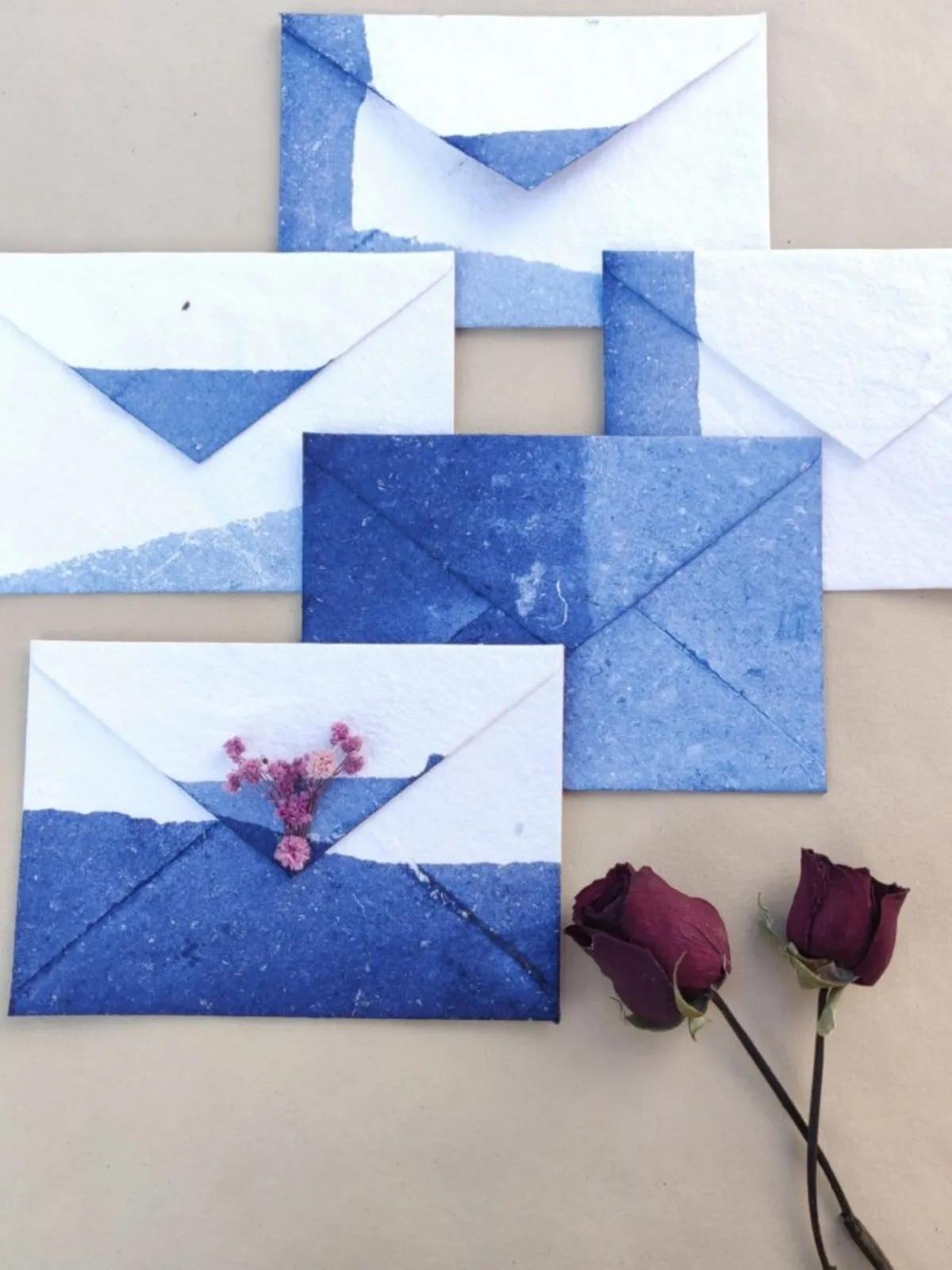 Dip Dyed Envelope