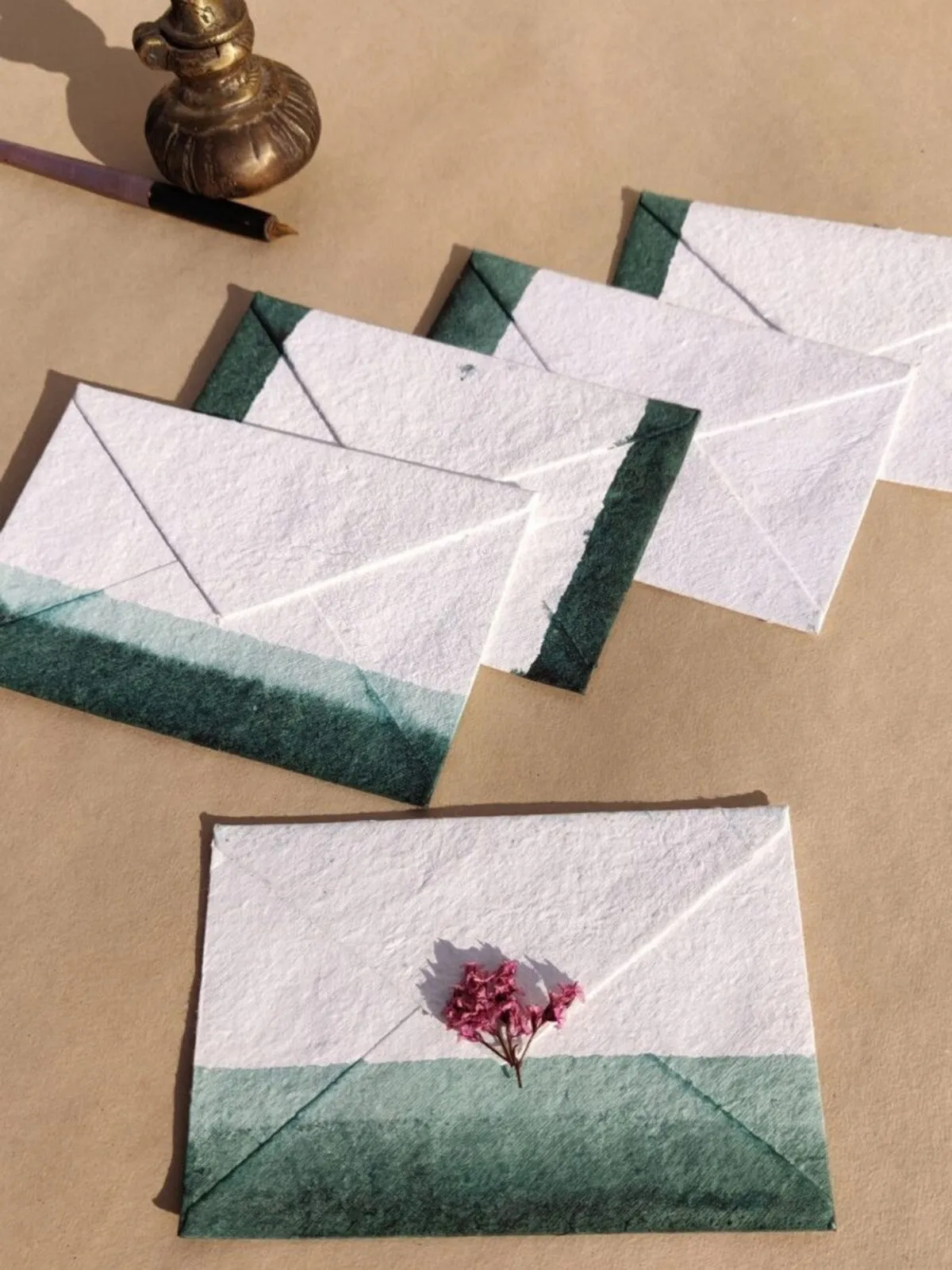 Dip Dyed Envelope