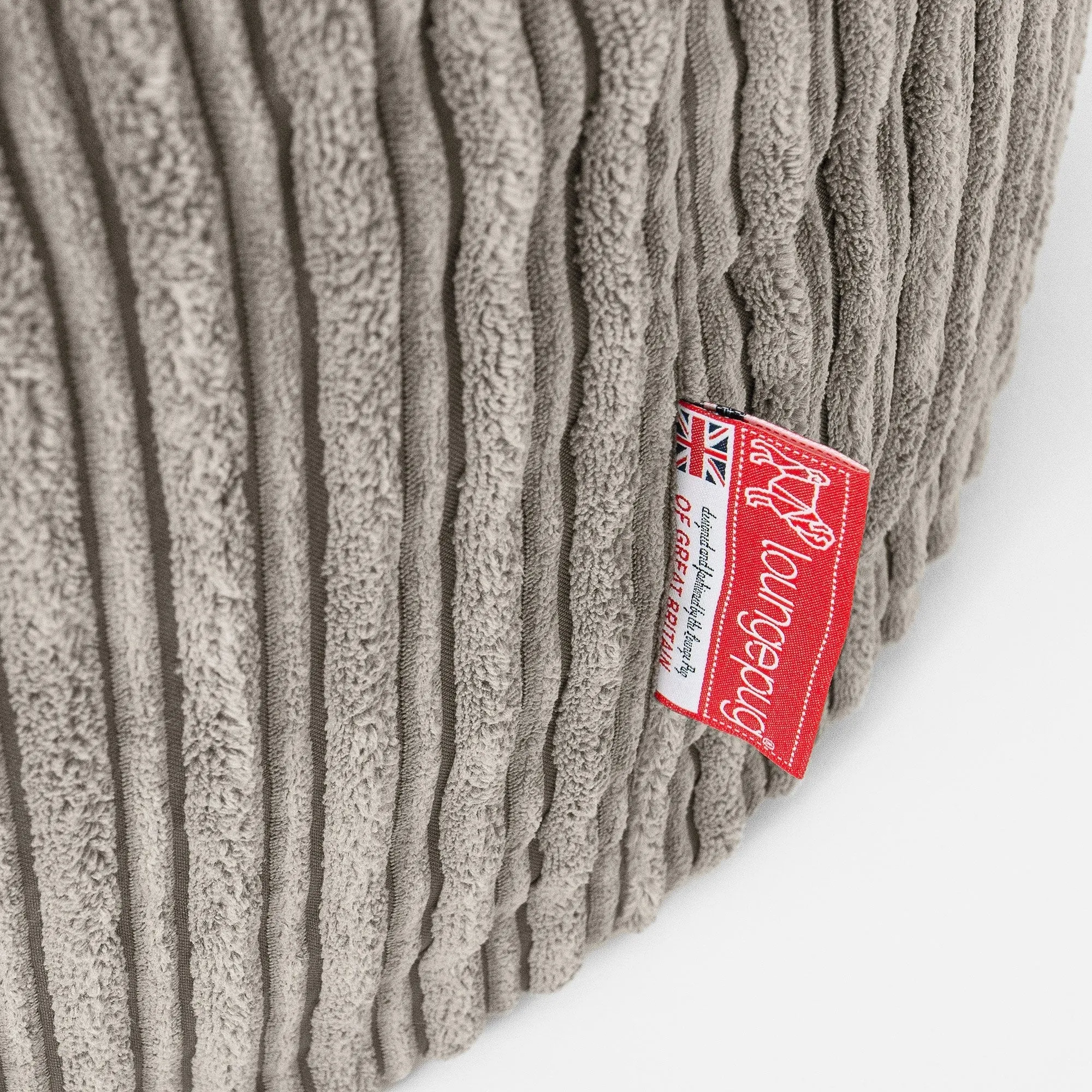 Double Day Bed Bean Bag - Cord Mink