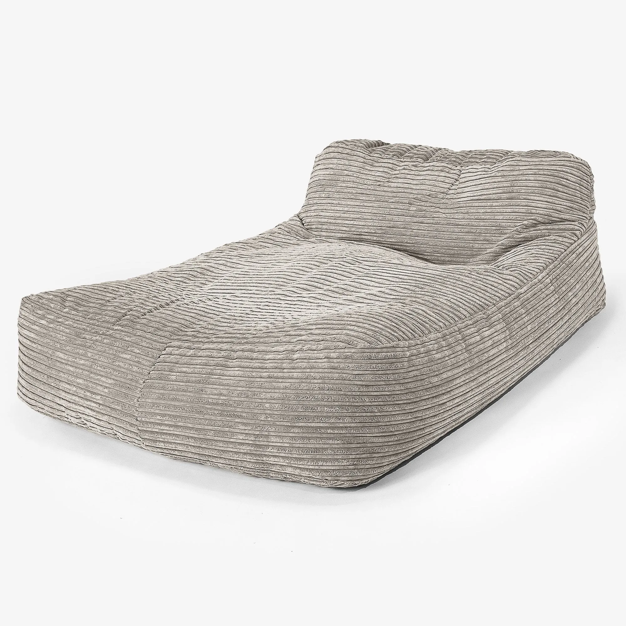 Double Day Bed Bean Bag - Cord Mink