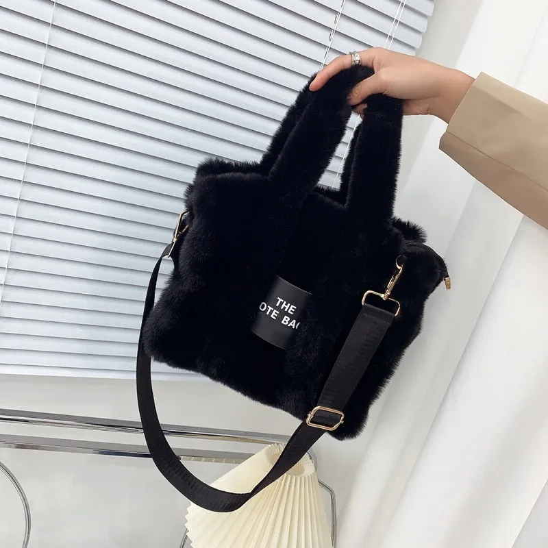 Faux Fur Shoulder Crossbody Bags
