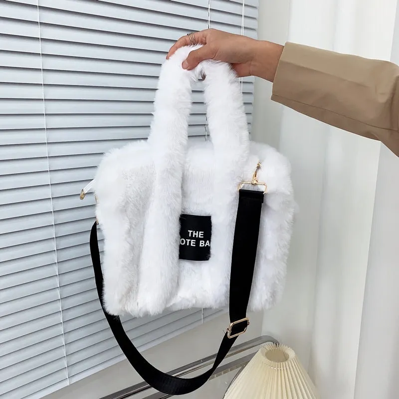 Faux Fur Shoulder Crossbody Bags