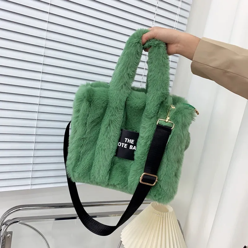Faux Fur Shoulder Crossbody Bags