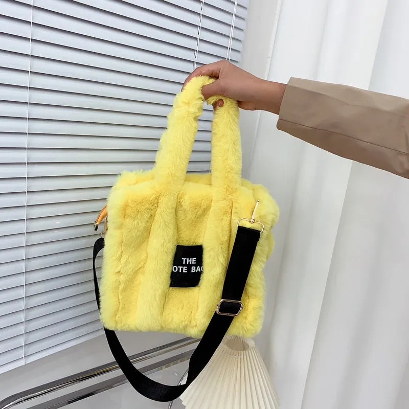 Faux Fur Shoulder Crossbody Bags