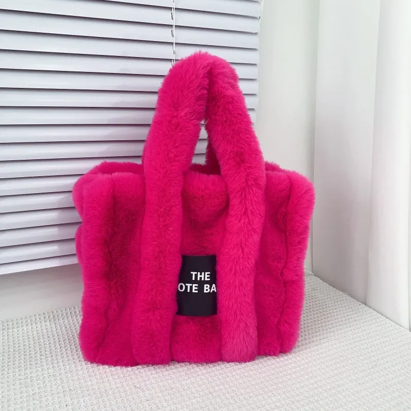 Faux Fur Shoulder Crossbody Bags