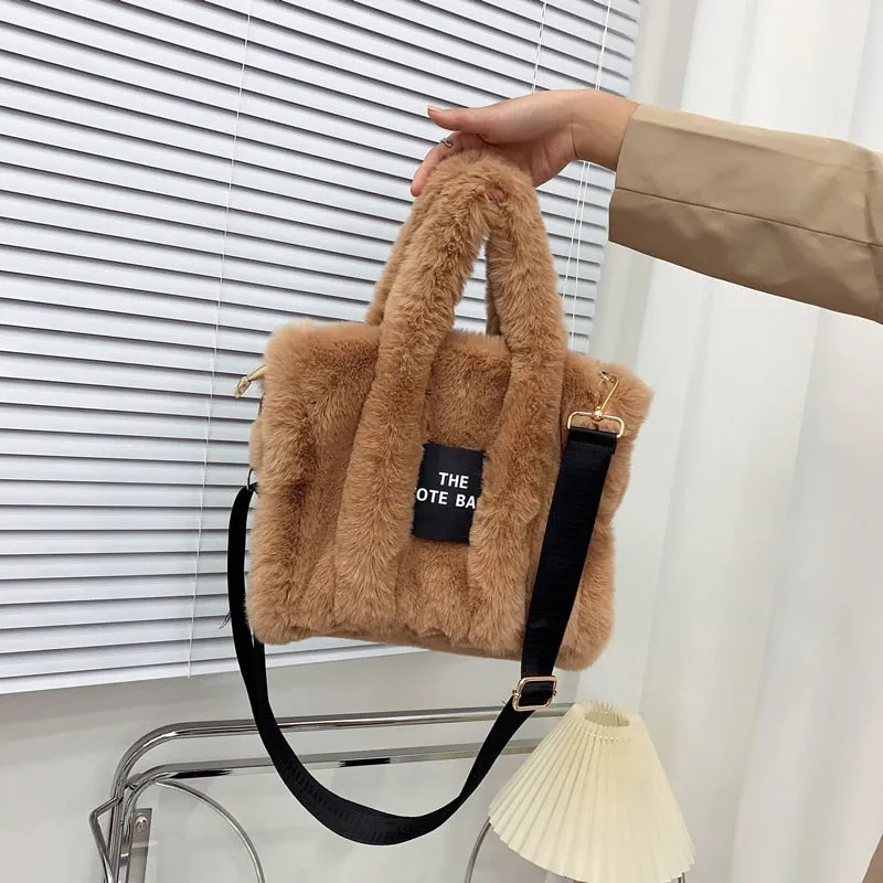 Faux Fur Shoulder Crossbody Bags
