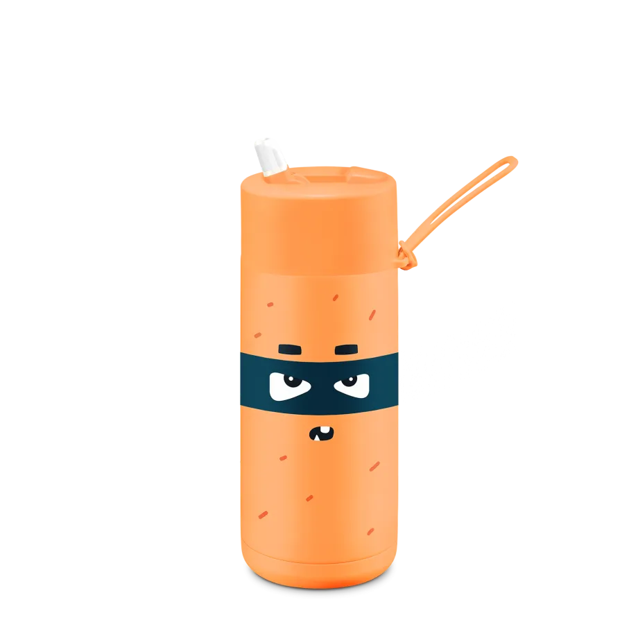 Frank Green Frankster Drink Bottle 475ml - Neon Orange/Robin