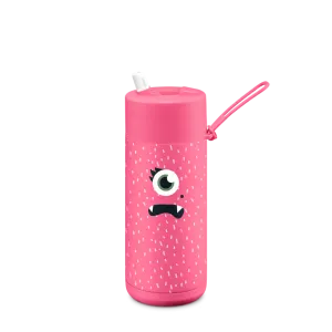 Frank Green Frankster Drink Bottle 475ml - Neon Pink/Piper