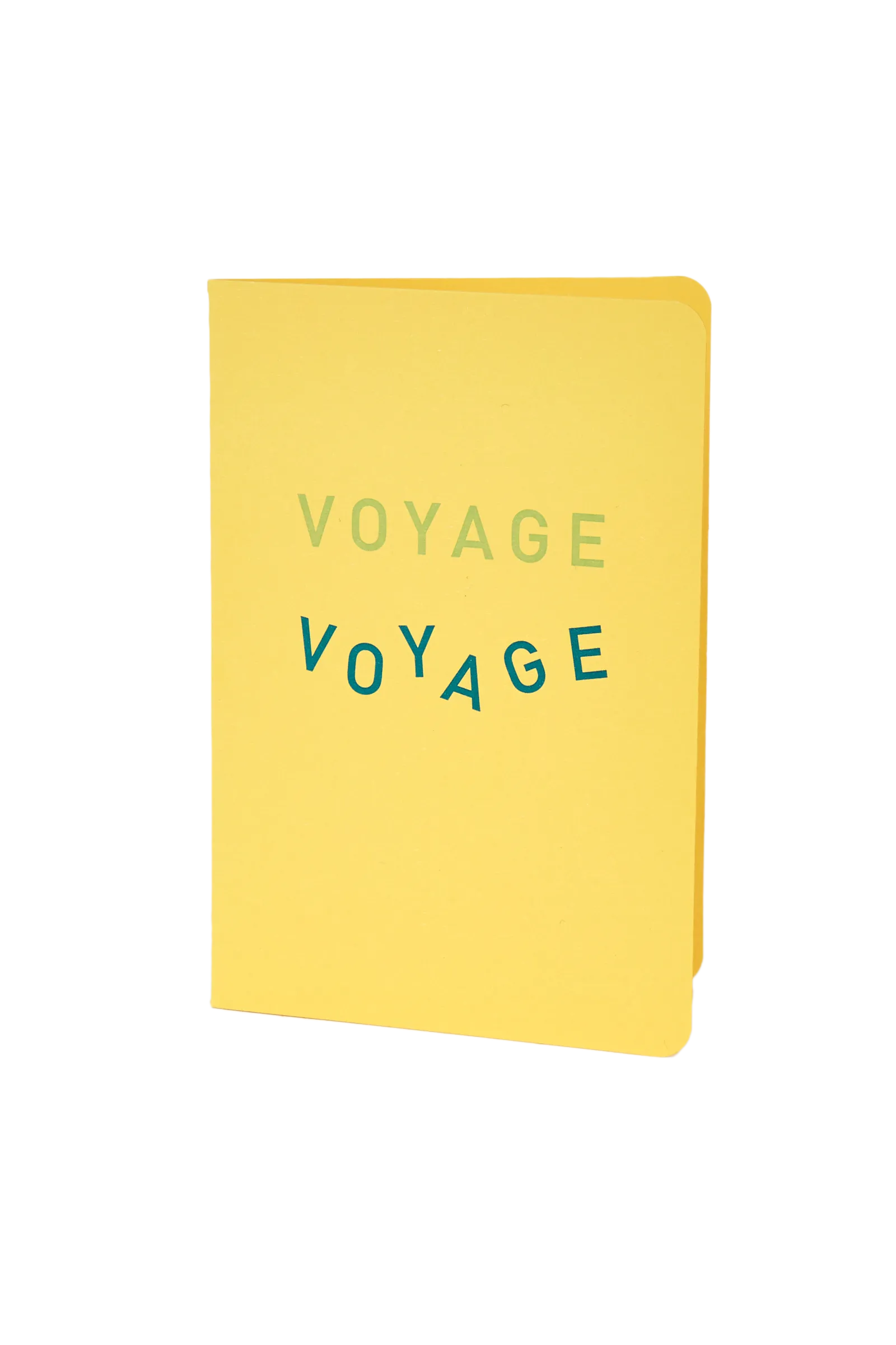 Le Typographe Voyage Voyage Folded Envelope