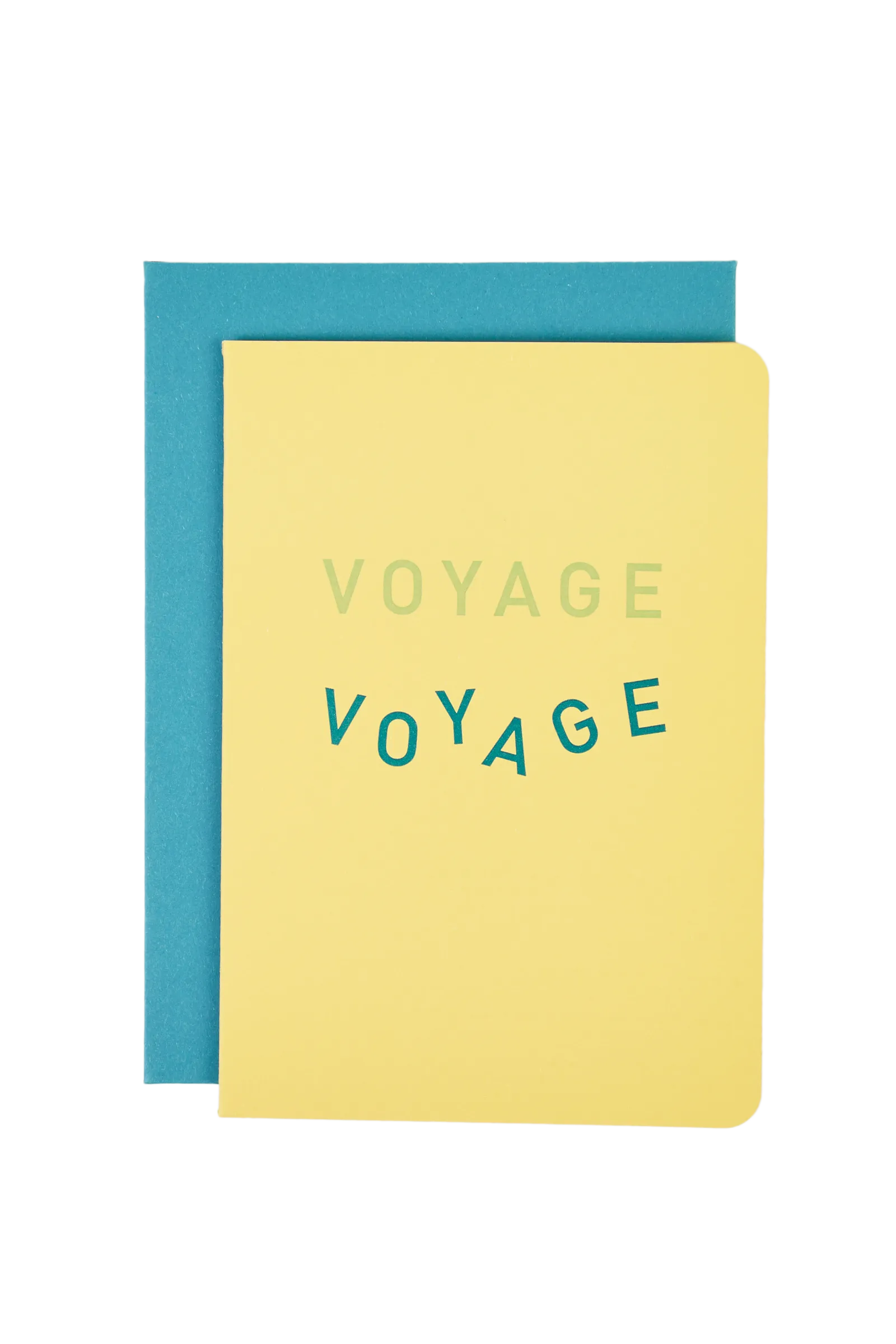 Le Typographe Voyage Voyage Folded Envelope