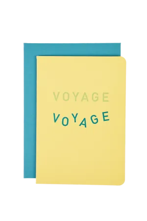 Le Typographe Voyage Voyage Folded Envelope