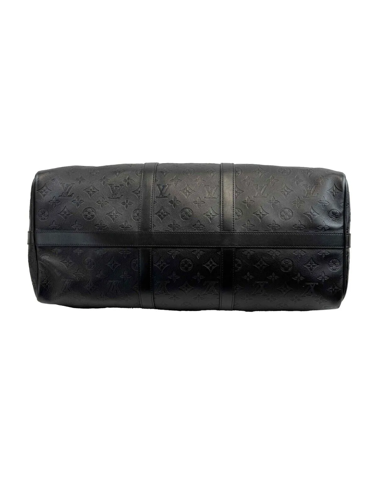 Louis Vuitton - Excellent - Keepall Bandoulire 50 - Black Duffle w/ Strap
