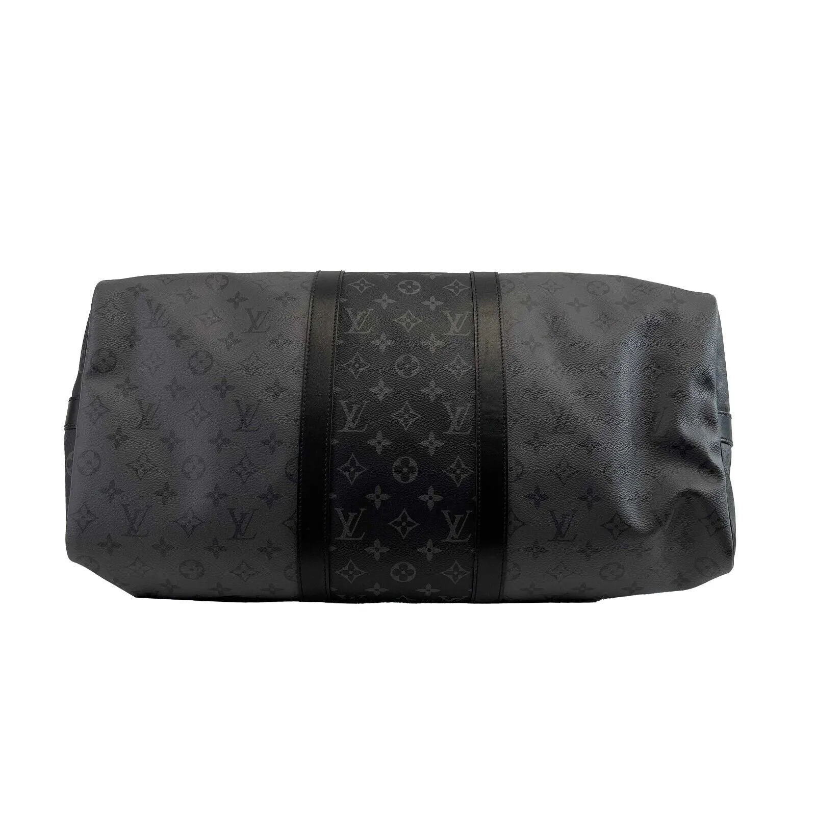 Louis Vuitton Keepall Bandoulire 50 Reverse Monogram Eclipse Black Handbag