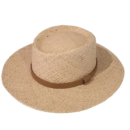 Luxe Raffia Fedora