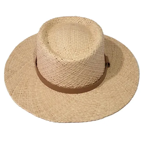 Luxe Raffia Fedora