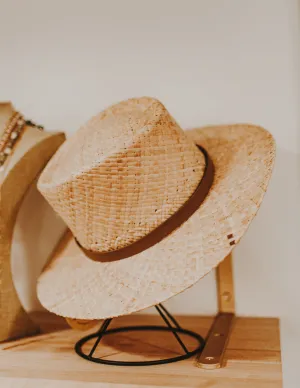 Luxe Raffia Fedora