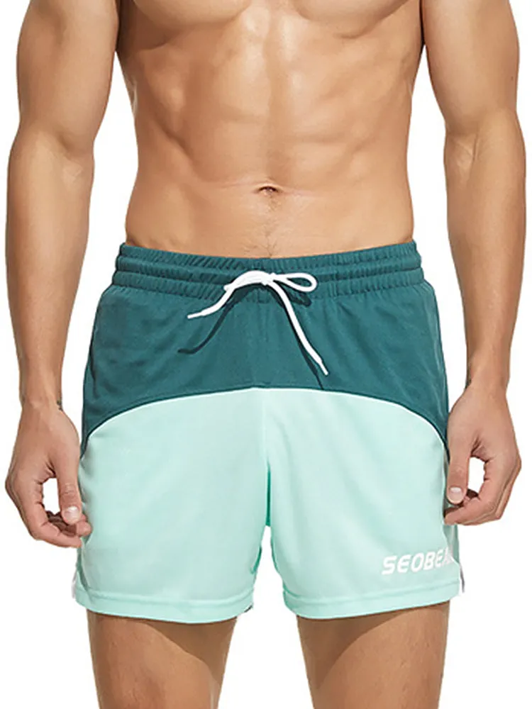 Men's Color Block Flex Shorts