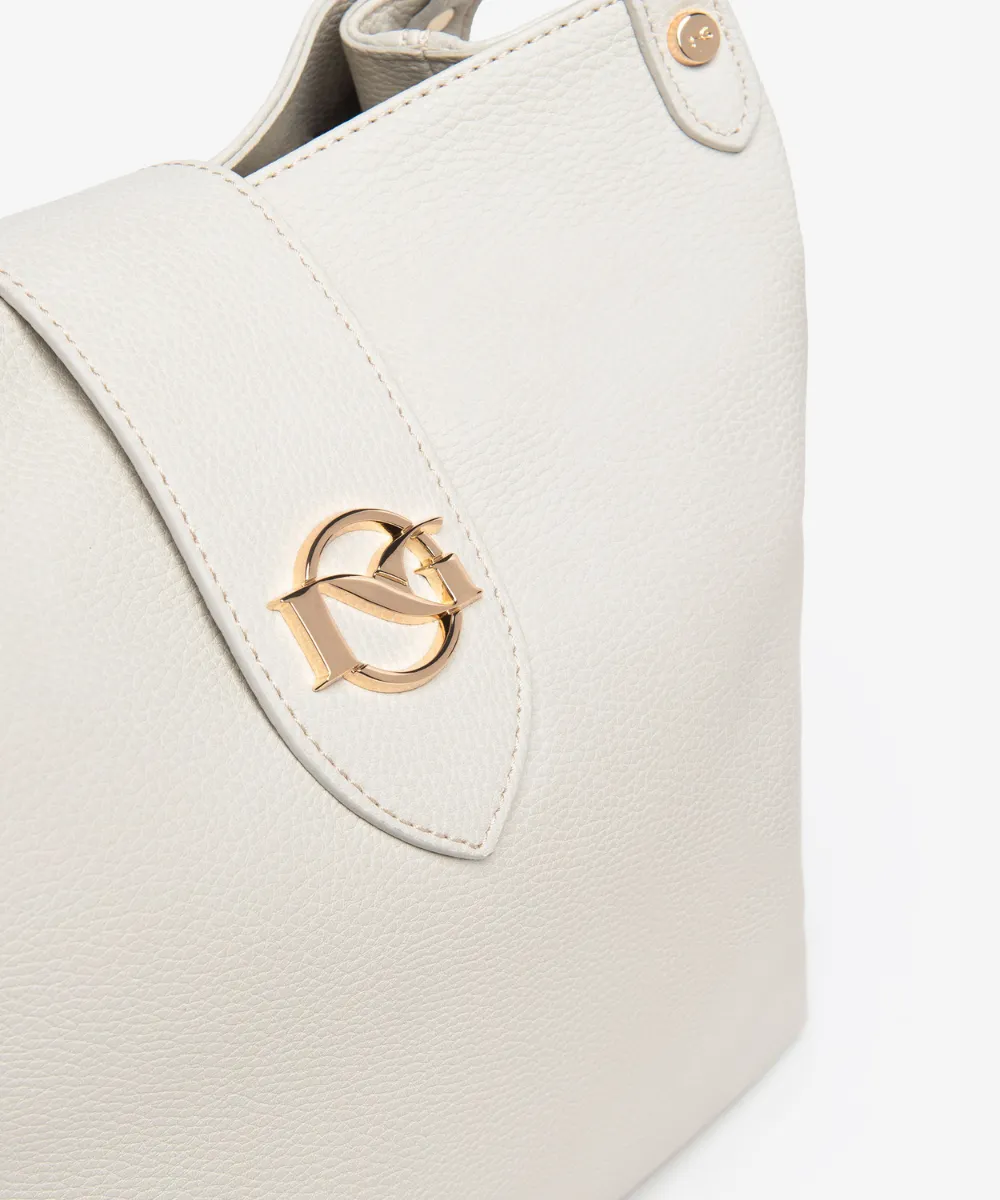 NERO GIARDINI WOMENS SHOULDER BAG IN WHITE
