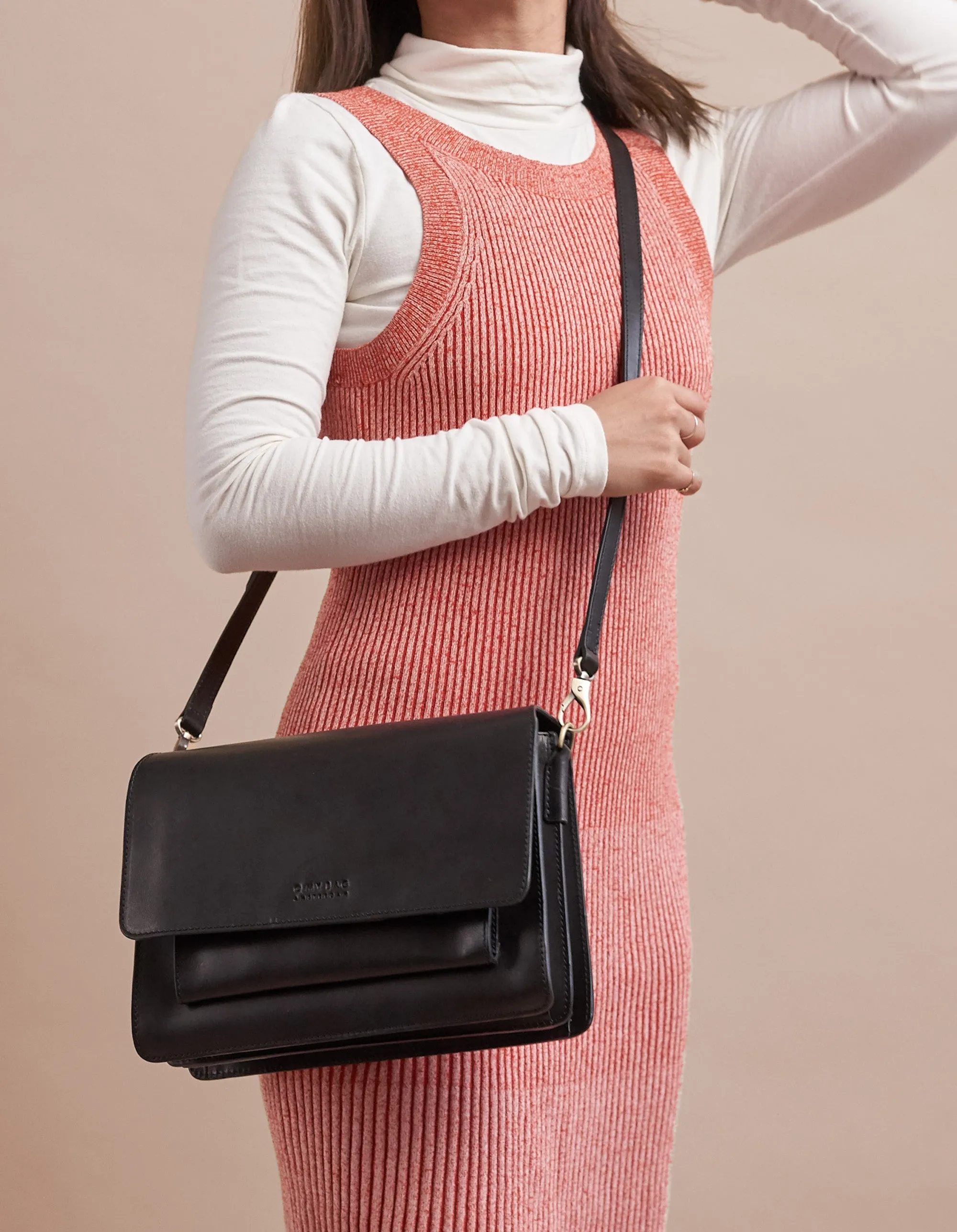O My Bag Harper Bag - Black / 2 Straps