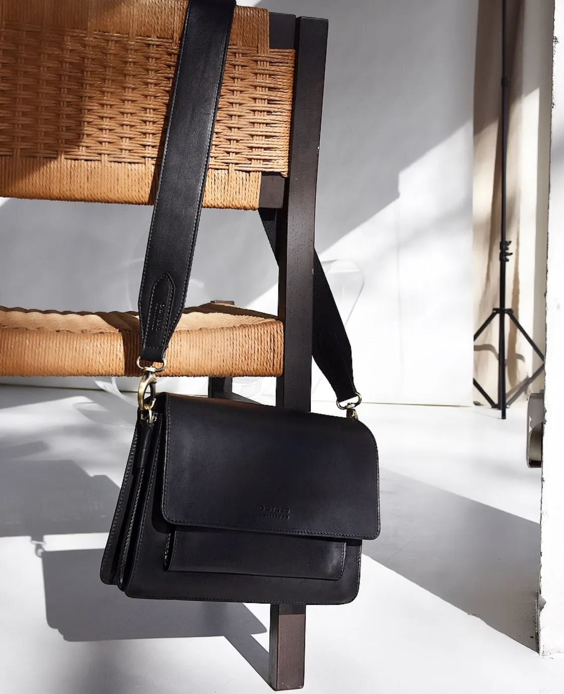 O My Bag Harper Bag - Black / 2 Straps
