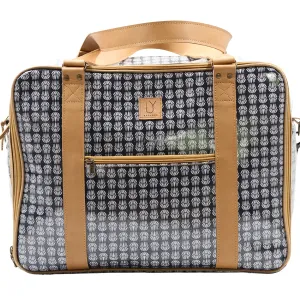 Overnight Bag with Leather handles - Protea Black