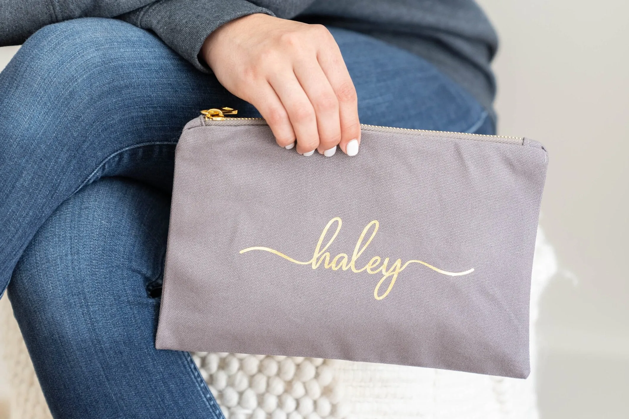 Personalized Cosmetic Bags | Cute Bridesmaid Gifts