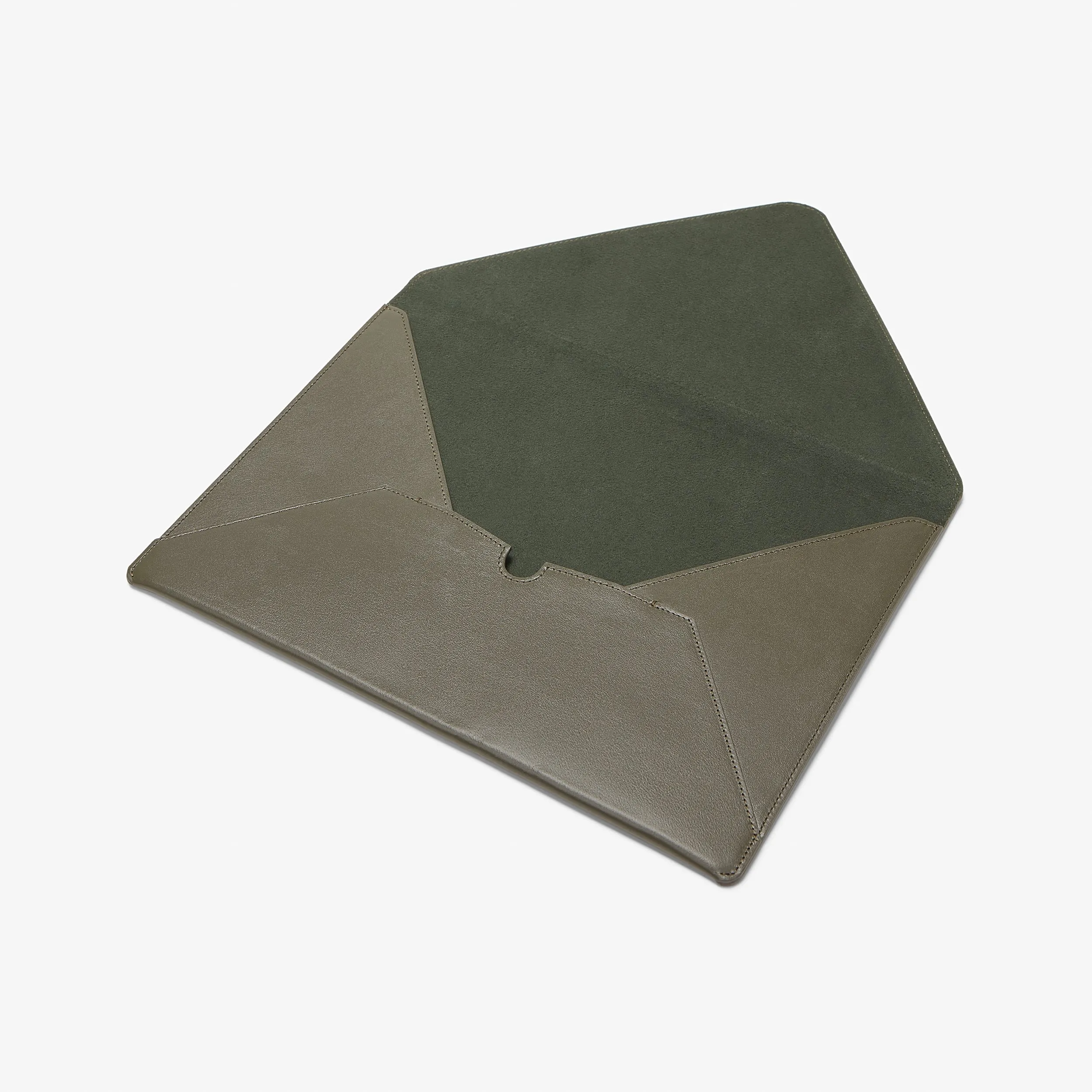 Resume Envelope - Kidskin :: Deep Green