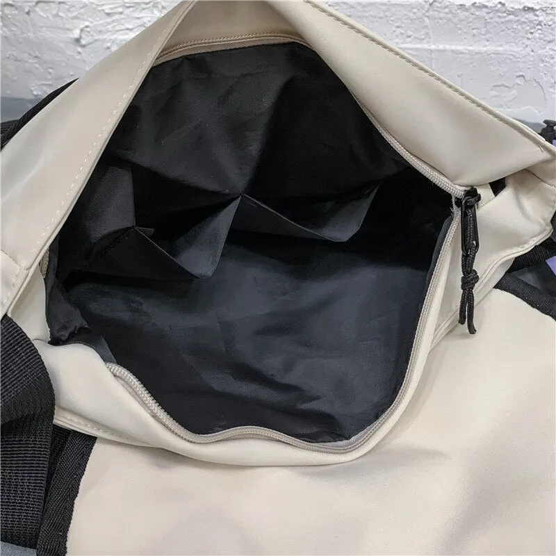 Sohiwoo Egirl Multiple Pockets Casual Shoulder Bag