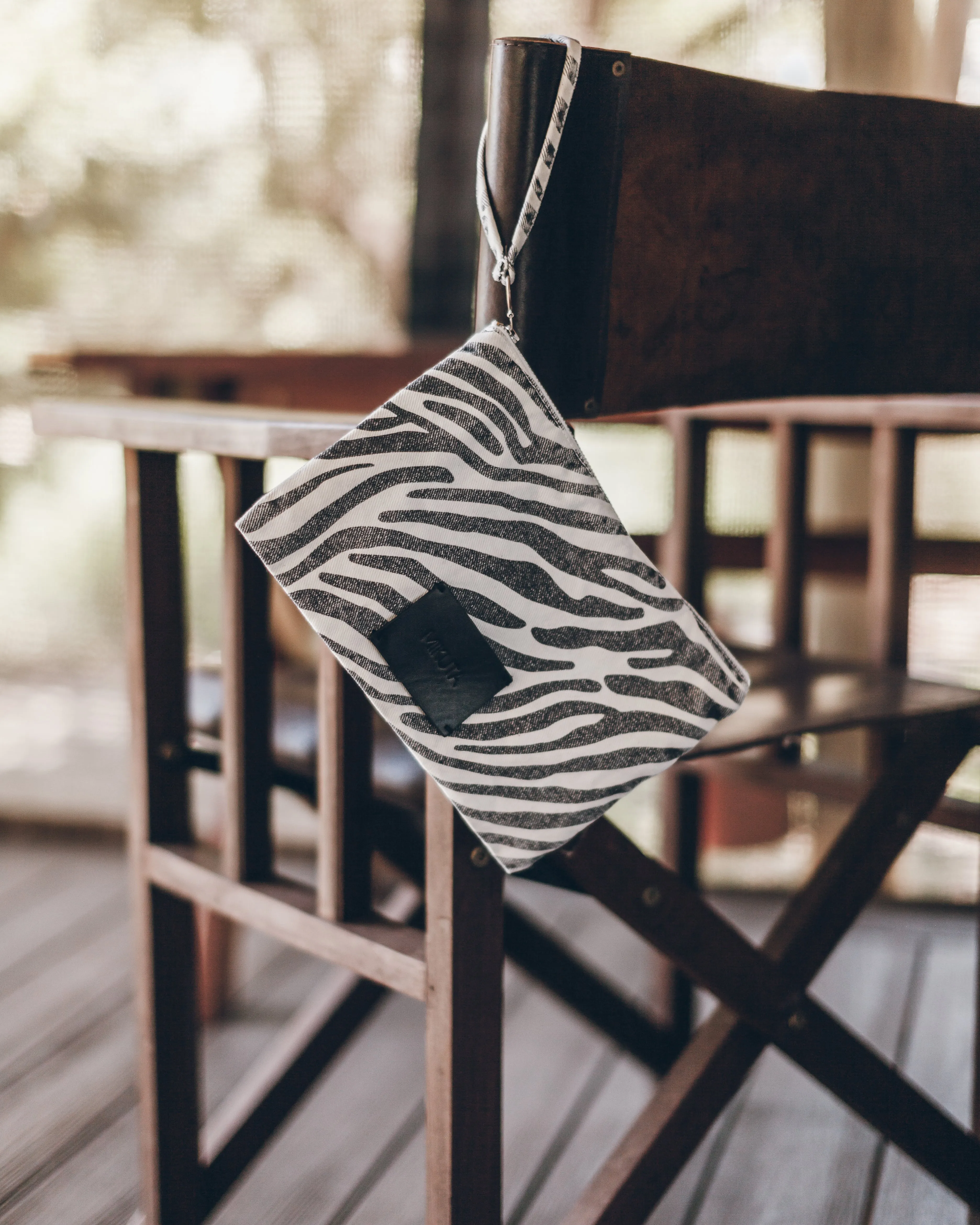 The Zebra Canvas Pouch