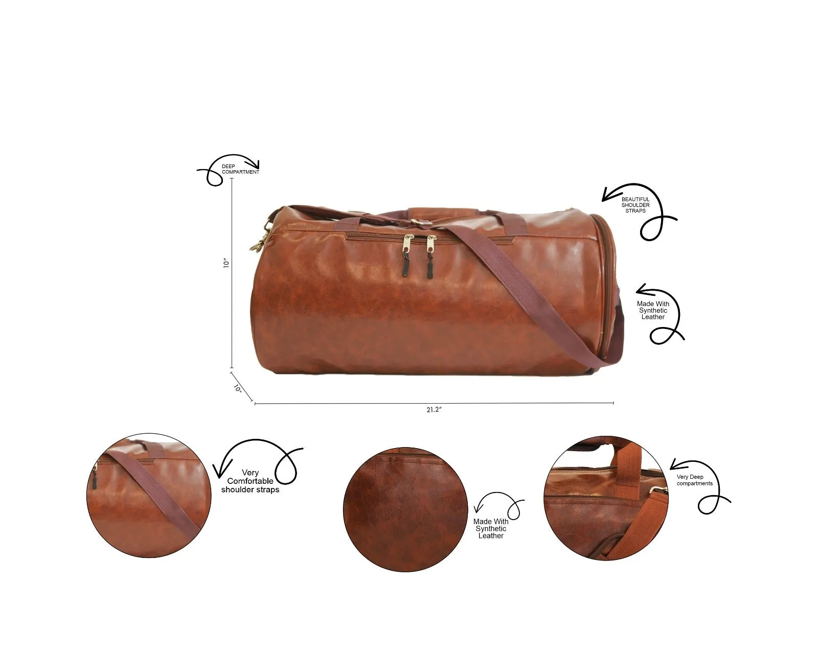 ZORRO DUFFEL ( XL) BROWN